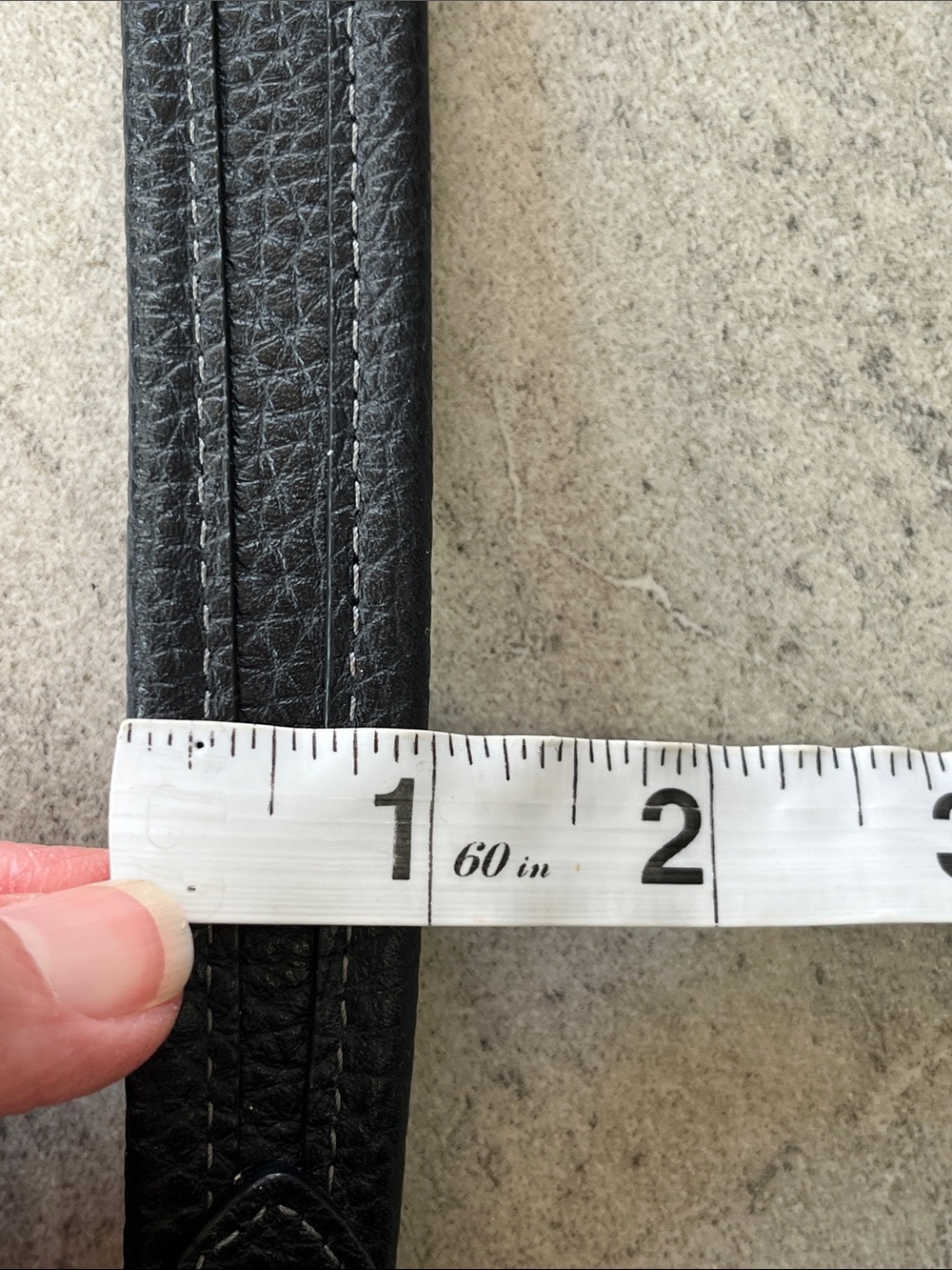 💛 Coach Purse Strap Replacement Leather Black Shiny Gold Hardware - Picture 7 of 8